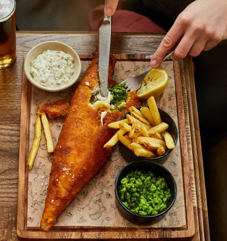 Cover Image for Complimentary Fizz when you order Fish and Chips at The Hare!