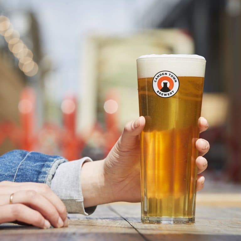 Cover Image for Buy 1 get 1 free on a pint of Camden Hells at The Hare